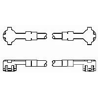 TE Connectivity-1064523-1 同轴电缆组件 Cable Assembly Coaxial 0.075m 30AWG SSMT to SSMT F-F