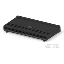 TE Connectivity-1-102241-0 Einzeladersteckverbinder, Gehäuse Conn Housing RCP 12 POS 2.54mm Crimp ST Cable Mount Black Package