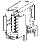 Conn IX Industrial RCP 10 POS 0.5mm Solder RA SMD 10 Terminal 1 Port ix Industrial™ Cat 6a Reel