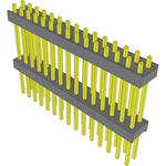 Conn Board Stacker HDR 30 POS 2.54mm Solder ST Top Entry Thru-Hole Bulk