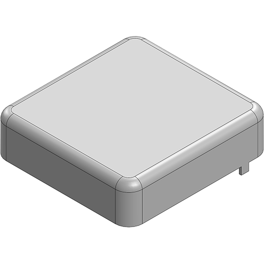 Masach Tech-MS191-10S-NS null 19.1 x 18.2 x 5mm One-piece Drawn-Seamless RF Shield/EMI Shield (Nickel-Silver)