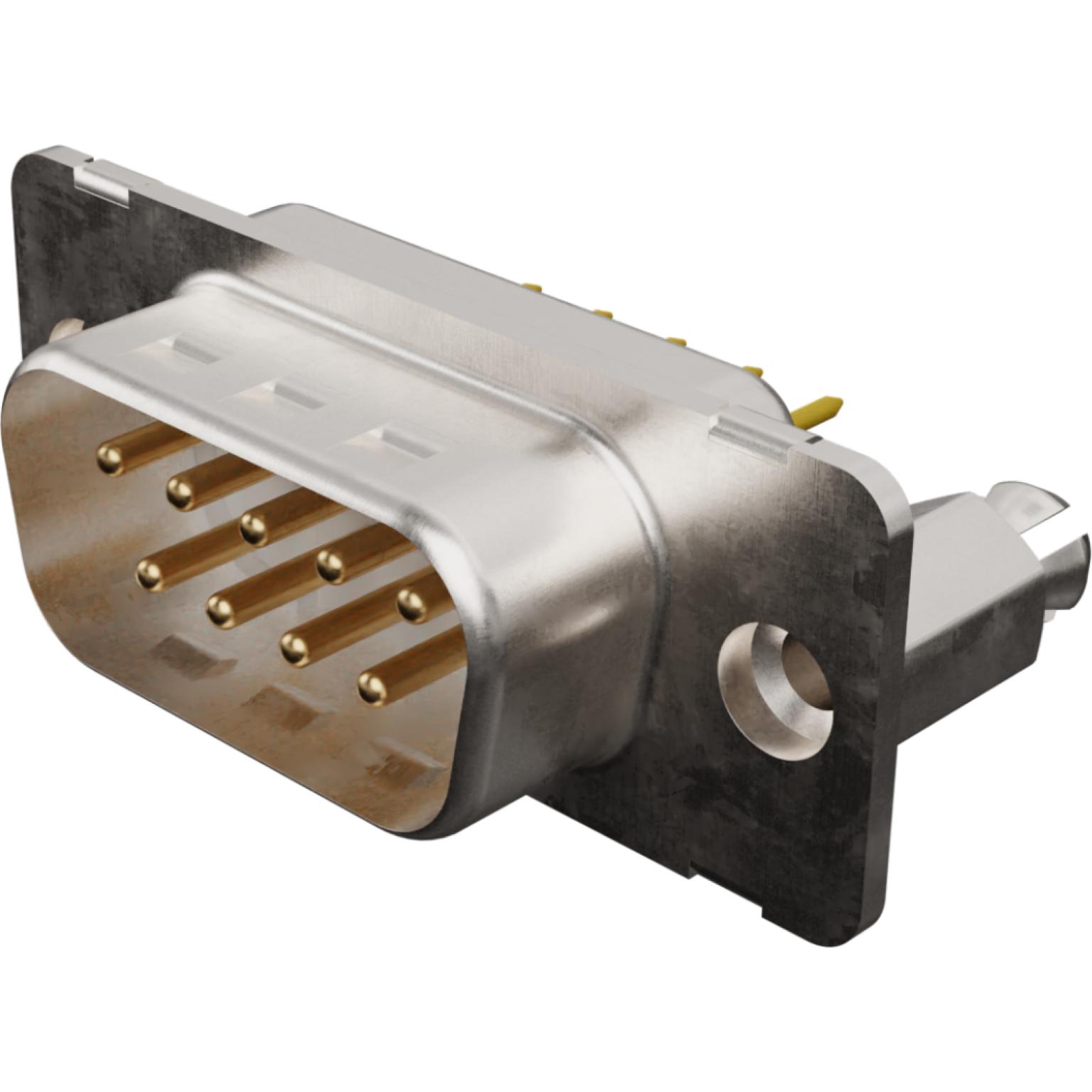 Molex-1731090864 Raccordement D ultra-miniaturisé Conn D-Sub M 9 POS 1.37mm Solder ST Thru-Hole 9 Terminal 1 Port Carton