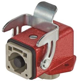 HARTING-09120012662 Steckverbinder, rechteckig Conn Rectangular M 1 POS Screw RA Cable Mount Han®