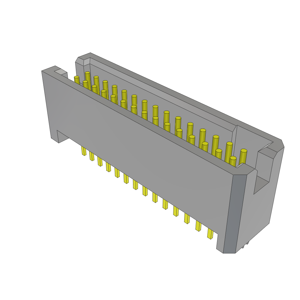Samtec-TFM-115-11-S-D-LC Cabezales del conector y receptáculos PCB Conn Shrouded Header (4 Sides) HDR 30 POS 1.27mm Solder ST Top Entry Thru-Hole TIGER EYE™ Tube