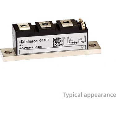 Infineon Technologies AG-TT104N14KOFHPSA1 SCR Modules Thyristor SCR Phase Control Thyristor Module 1.4kV 2.05kA Tray