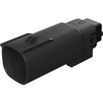 Conn Housing PL 6 POS 3.5mm Crimp ST Cable Mount Dark Gray Bag