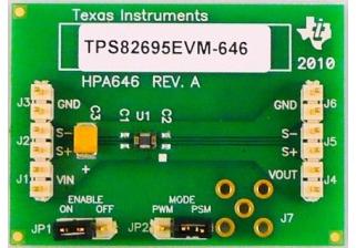 Texas Instruments-TPS82695EVM-646 Power Management Development Boards and Kits TPS82695 DC to DC Converter and Switching Regulator Module 2.5V Output Evaluation Board