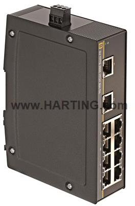 HARTING-24030100010 Ethernet-Schaltern Ethernet Switch 10-Port 100Mbps