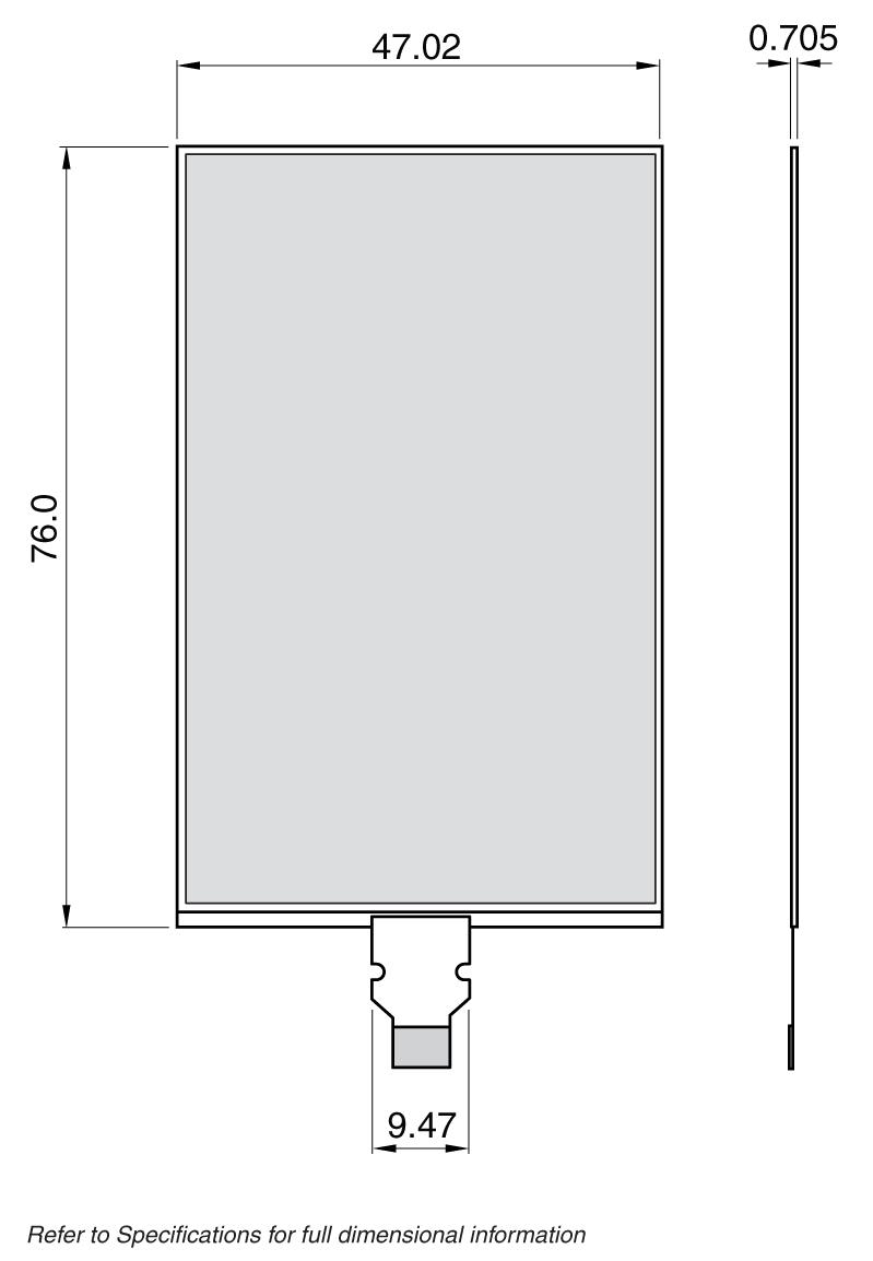 Sharp-LS032B7DD02 Modules TFT 3.16in TFT LED Backlight -20°C to 70°C