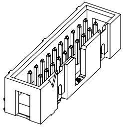 HARTING-09185407323800 Steckverbinderleisten und Leiterplattenbuchsen SEK-18 SV MA LP ANG29 40P PL3 OB