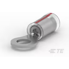TE Connectivity-8-53408-1 Connector Terminals Ring Tongue Terminal 22AWG Copper Natural/Red Stripe 21.44mm Tin Lead Loose