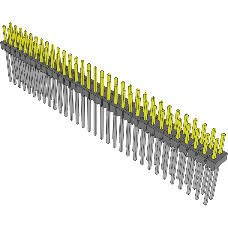 Samtec-HTSW-132-10-S-D Piastre connettori e prese PCB Conn Unshrouded Header HDR 64 POS 2.54mm Solder ST Top Entry Thru-Hole Bulk