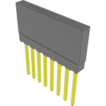 Conn Elevated Socket SKT 8 POS 2.54mm Solder ST Top Entry Thru-Hole Tube