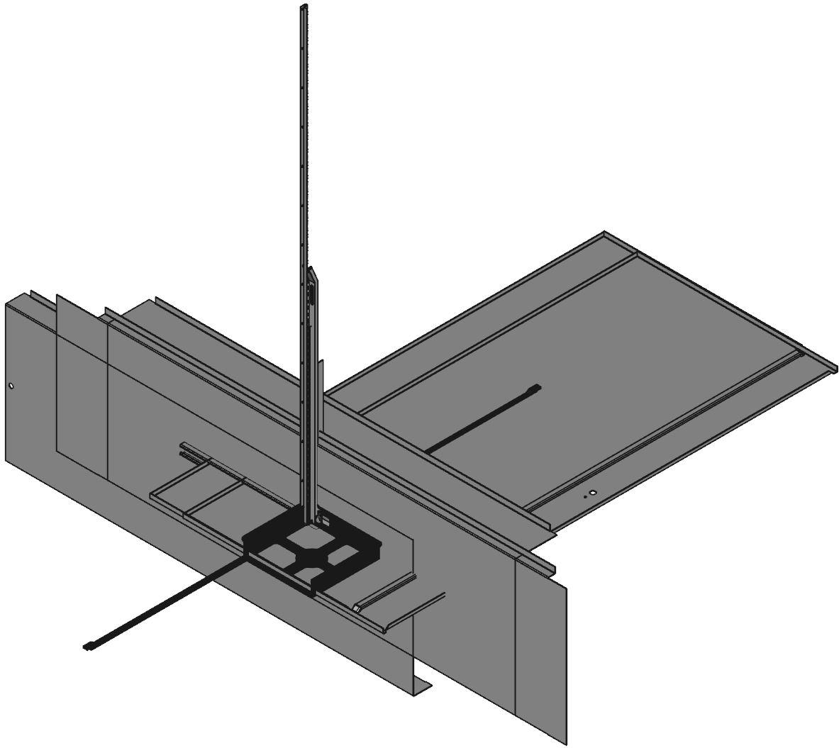 Hammond Manufacturing-1418BYD24 Scatole, contenitori e rack Gray Mild Steel Wall Mount Type 12 Freestanding Enclosure