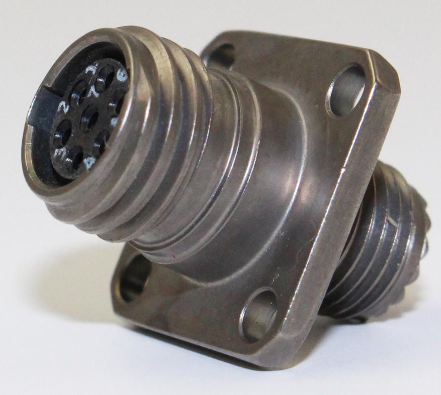 Amphenol-2M801-010-02NF17-85AA Connector Circular 2M Series 801 Dual-Start Acme Threads