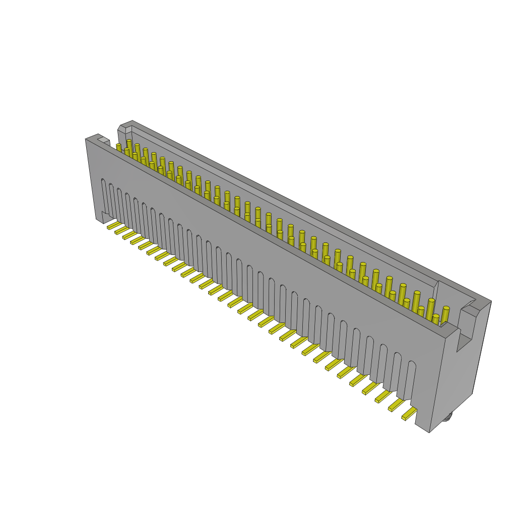 Samtec-TFC-130-22-L-D-A Connector Headers and PCB Receptacles Conn Shrouded Header HDR 60 POS 1.27mm Solder ST SMD Tube