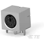 Conn Circular DIN SKT 6 POS Solder RA Thru-Hole 6 Terminal 1 Port Tube