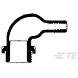 TE Connectivity-227W223-3-01-0 Heat Shrink Heat Shrink Molded Boot RA Modified Polyolefin Black