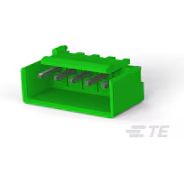 TE Connectivity-1744485-5 Cabezales del conector y receptáculos PCB Conn Shrouded Header (4 Sides) HDR 5Power POS 3.96mm Solder ST Thru-Hole Bag