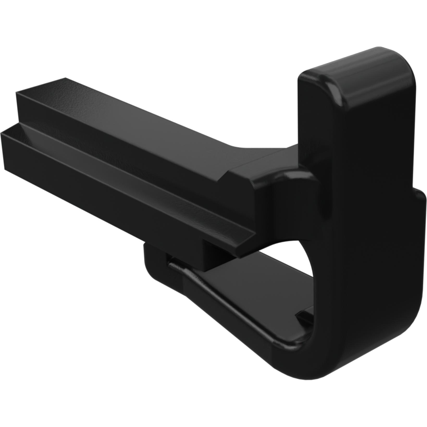 Molex-5601250301 Accessori per connettori Connector Accessories Retainer Right Angle Glass Filled Polybutylene Terephthalate Black DuraClik Bag