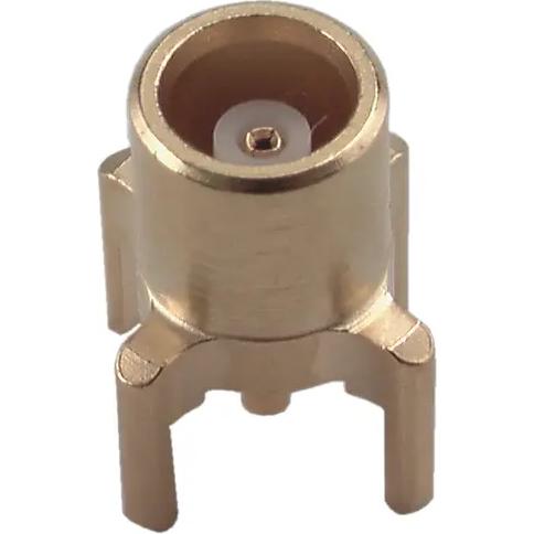 HUBER+SUHNER-82_MCX-50-0-17/111_NH 射频连接器 Conn MCX 0Hz to 6GHz 50Ohm Solder ST Thru-Hole RCP Gold Over Nickel Bulk