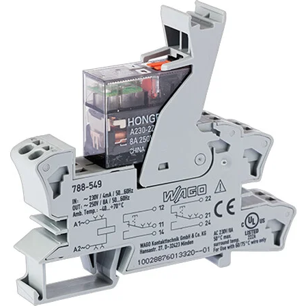 WAGO-788-549 Sonstige Relais Relay socket with miniature relay
