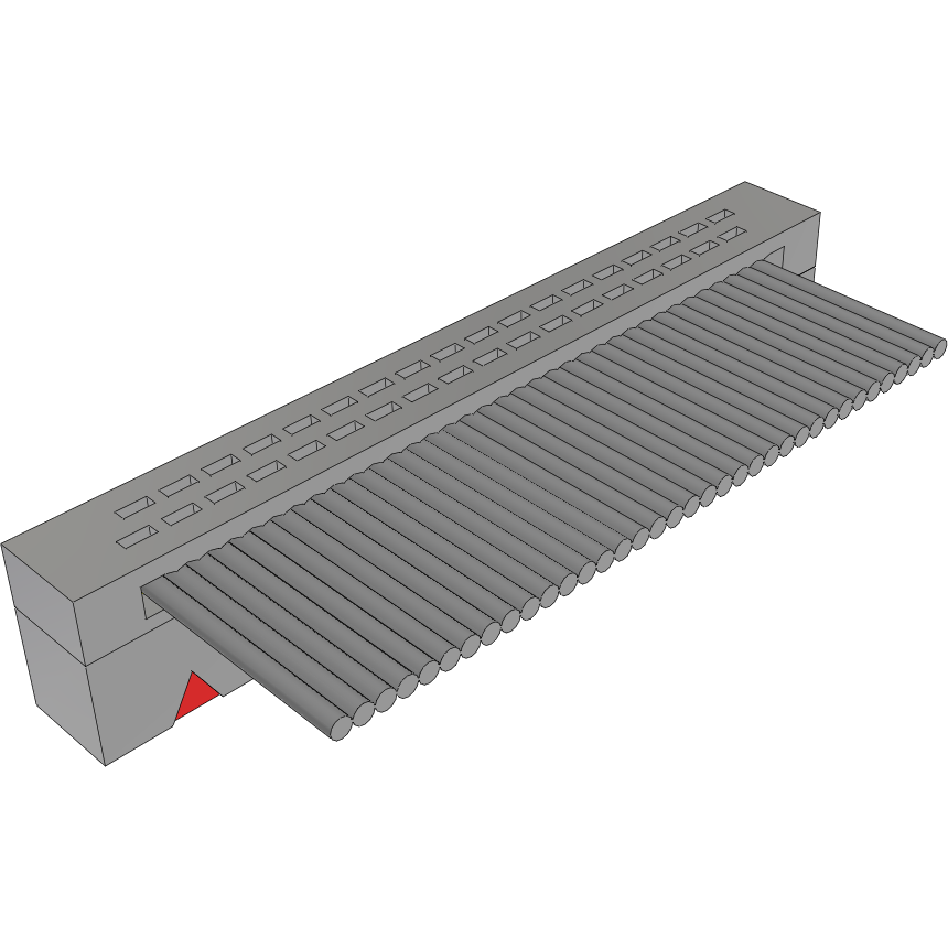 Samtec-FFSD-18-S-36.00-01-N Montaje de cables de cinta/plano Cable Assembly 0.914m 30AWG 1.27mm 36 POS IDC Connector F TIGER EYE™ Bulk