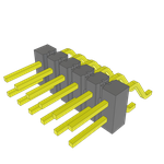 Samtec-TSM-106-01-L-DH-TR Steckverbinderleisten und Leiterplattenbuchsen Conn Unshrouded Header HDR 12 POS 2.54mm Solder RA Side Entry SMD T/R