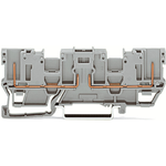 2-Pin Carrier Terminal Block, with 2 Jumper positions, for DIN-rail 35 x 15 and 35 x 7.5