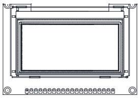 Vishay-OLED-128O064J-WPP3N00000 OLED-Module 128x64Pixels OLED Display Graphic Display Parallel/ SPI(Option) Interface 3V 20-Pin
