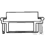 TE Connectivity-827603-1 Custodia filo connettore dedicato Conn Housing RCP 12 POS 5mm Crimp ST Cable Mount Black Bag