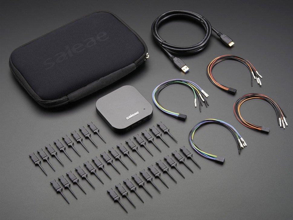 Adafruit Industries-2431 null Test and Measurement, Logic Pro 16 - 16 Channels Logic and Analog - Black