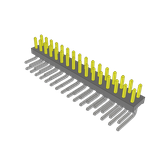 Conn Unshrouded Header HDR 32 POS 2mm Solder RA Side Entry Thru-Hole Bulk