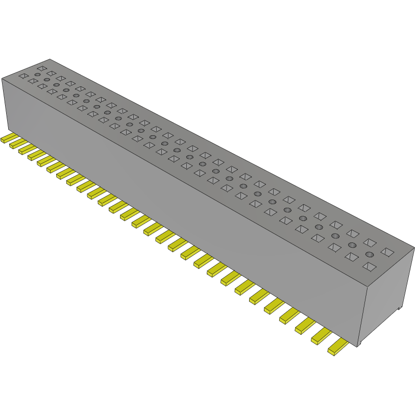 Samtec-CLE-128-01-G-DV-A Steckverbinderleisten und Leiterplattenbuchsen Conn Socket Strip SKT 56 POS 0.8mm Solder ST SMD Tube