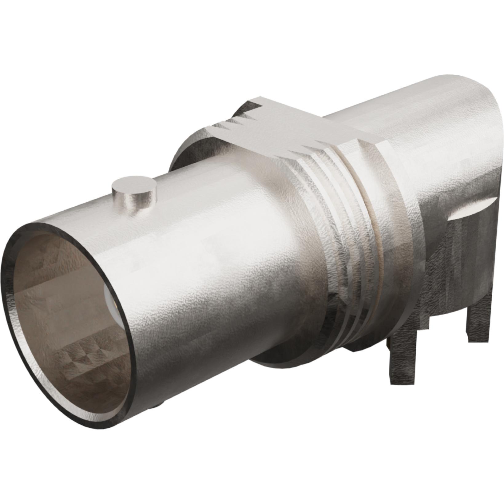 Molex-0731713357 RF-Steckverbinder Conn BNC 0Hz to 3GHz 75Ohm Solder RA Thru-Hole RCP Gold Tray