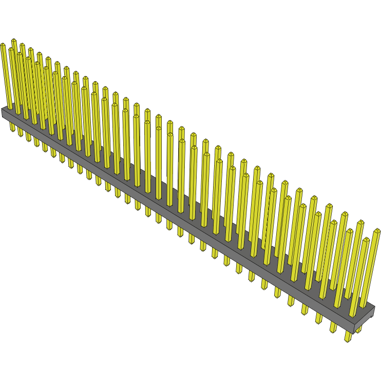 Samtec-MTMM-132-11-S-D-433 Steckverbinderleisten und Leiterplattenbuchsen Conn Unshrouded Header HDR 64 POS 2mm Solder ST Top Entry Thru-Hole Bulk