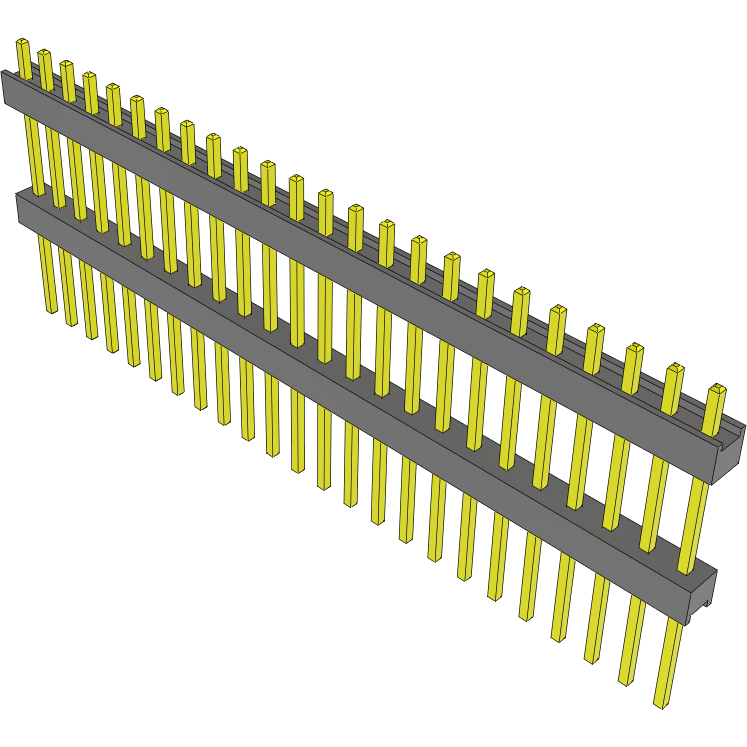 Samtec-EW-24-11-L-S-500 Steckverbinderleisten und Leiterplattenbuchsen Conn Board Stacker HDR 24 POS 2.54mm Solder ST Top Entry Thru-Hole Bulk