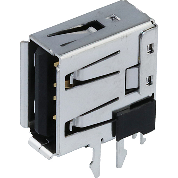 Molex-67329-8020 Connector USB Conn USB 2.0 Type A RCP 4 POS 1.4mm Solder RA Thru-Hole 4 Terminal 1 Port Tray