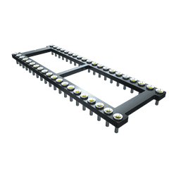 Samtec-ICO-632-SGT Enchufe del conector Conn DIP Socket SKT 32 POS 2.54mm Solder ST Thru-Hole Tube