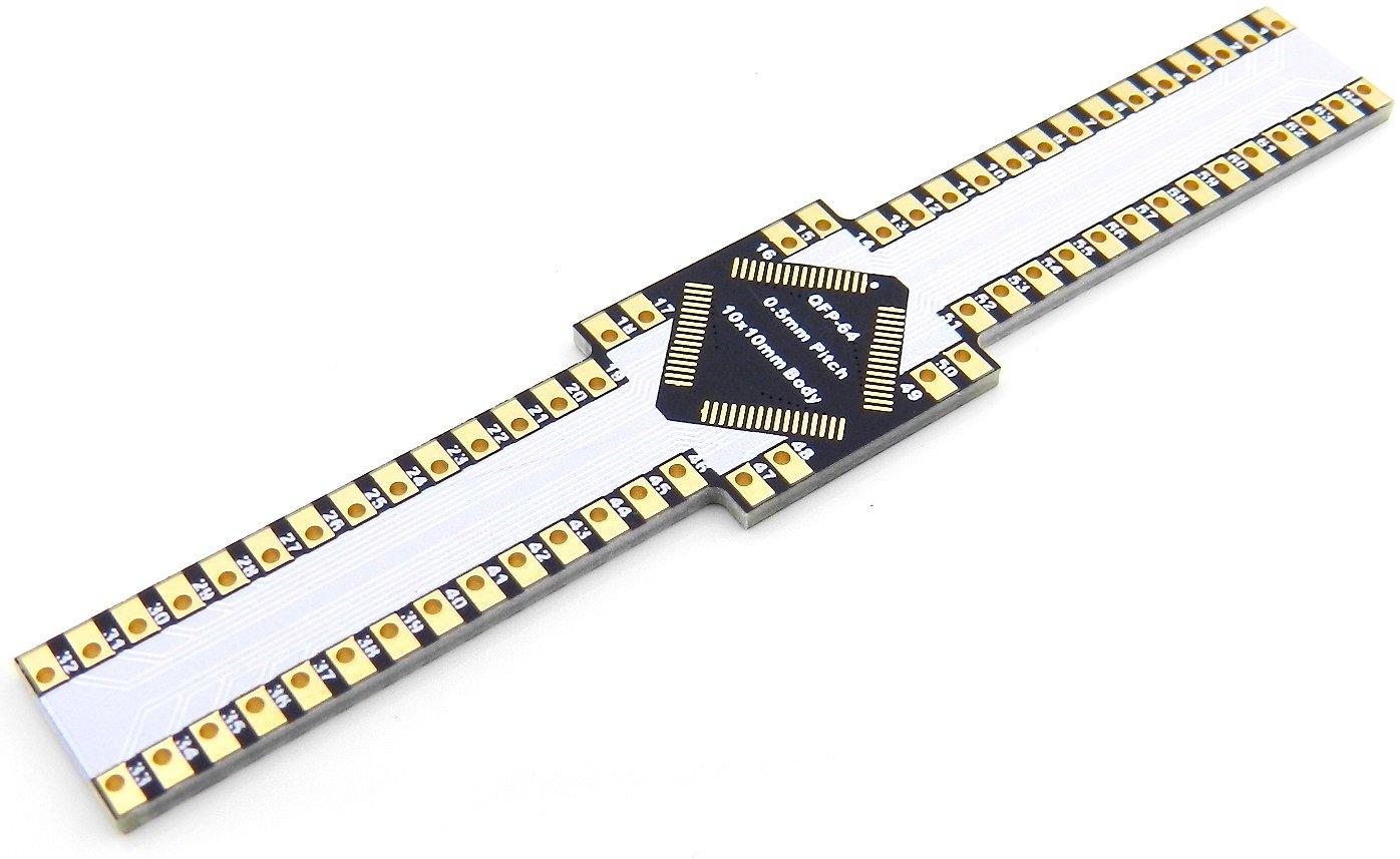 IC Breakout, LLC-ICB55002 开发套件和工具 QFP-64 Breakout Board (10 x 10mm, 0.5mm)
