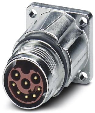 PHOENIX CONTACT-1613286 Conector circular Conn M17 Circular PIN 8 POS Crimp ST Wall Mount 8 Terminal 1 Port