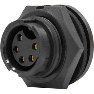 Conxall-7280-5SG-300 Connector Circular Conn Circular SKT 5 POS Crimp ST Panel Mount 5 Terminal 1 Port Bulk