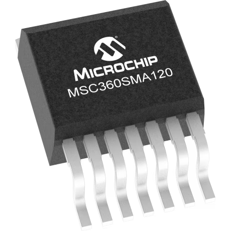 Microchip Technology-MSC360SMA120SA MOSFETs Trans MOSFET N-CH SiC 1.2KV 12A 8-Pin(7+Tab) D2PAK Tube