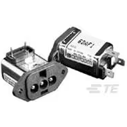 TE Connectivity-10DAF1 Moduli di ingresso potenza Compact RFI Line Filter with DC Inlet Connection