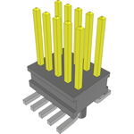 Conn Unshrouded Header HDR 10 POS 1.27mm Solder ST Top Entry SMD Tube