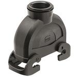 Hood 180° 24B Shell Size Glass Filled Nylon/Glass Filled Polyamide Double Lock Han-Eco®