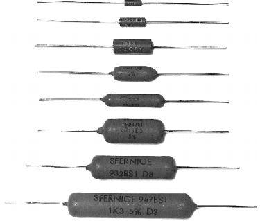 Vishay-BSI063133R0FA22 Resistor sujeto a orificio pasante simple Res Wirewound 133 Ohm 1% 2W AXL Ammo