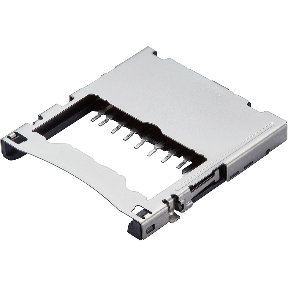 Molex-SD and Combo Card | 5009980900 连接器 - 存储卡 Conn SD Card SKT 9 POS 2.5mm Solder RA SMD SD Card 0.5A/Contact T/R