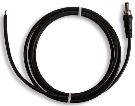 Switchcraft-CA761KS19784 Cable Assembly DC Power Power Plug Cable Assembly; End A: Standard (5A) Twist-Lock / IP68 Plug 0.1 in (2.5 mm) pin, Straight Overmold; End B: Strip and Tin; 197 in (5m) length