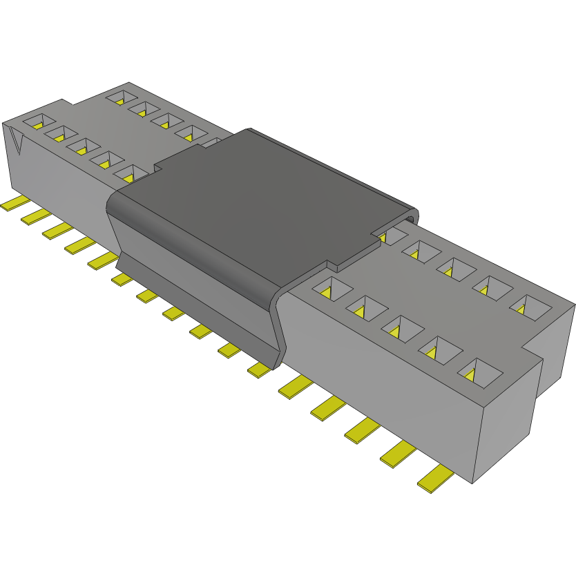 Samtec-BKS-131-01-L-V-A-P Steckverbinderleisten und Leiterplattenbuchsen Conn Socket Strip SKT 31 POS 1mm Solder ST Top Entry SMD TIGER CLAW™ Tube